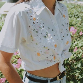 Women's Short Sleeve V-Neck Knit Top — Lightweight Summer Blouse